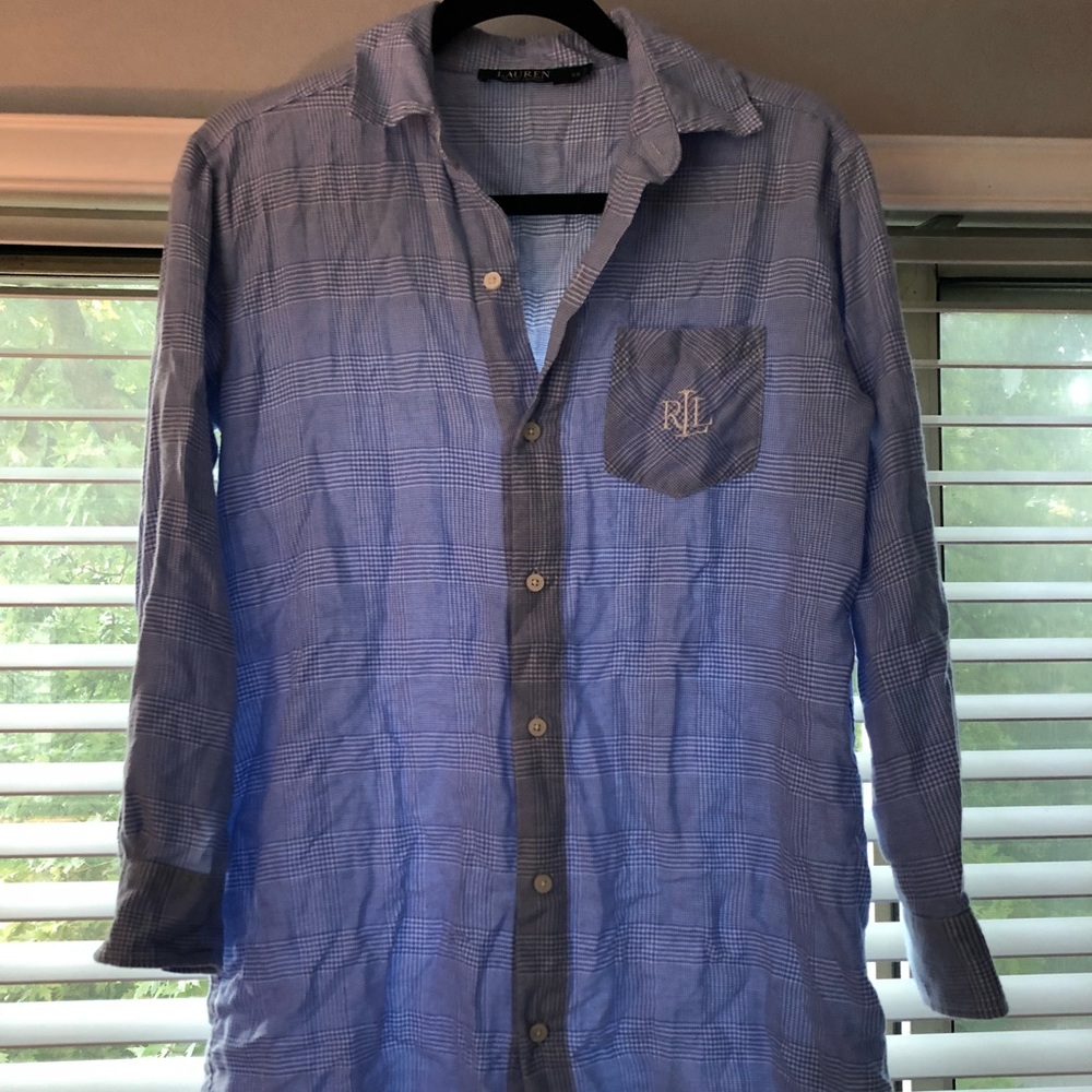 Ralph Lauren Flannel T-shirt Dress